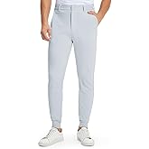 M MAELREG Men's Golf Pants Stretch Business Casual 4 Pockets Ankle Zip Lightweight Breathable Quick Dry Jogger Sweatpants