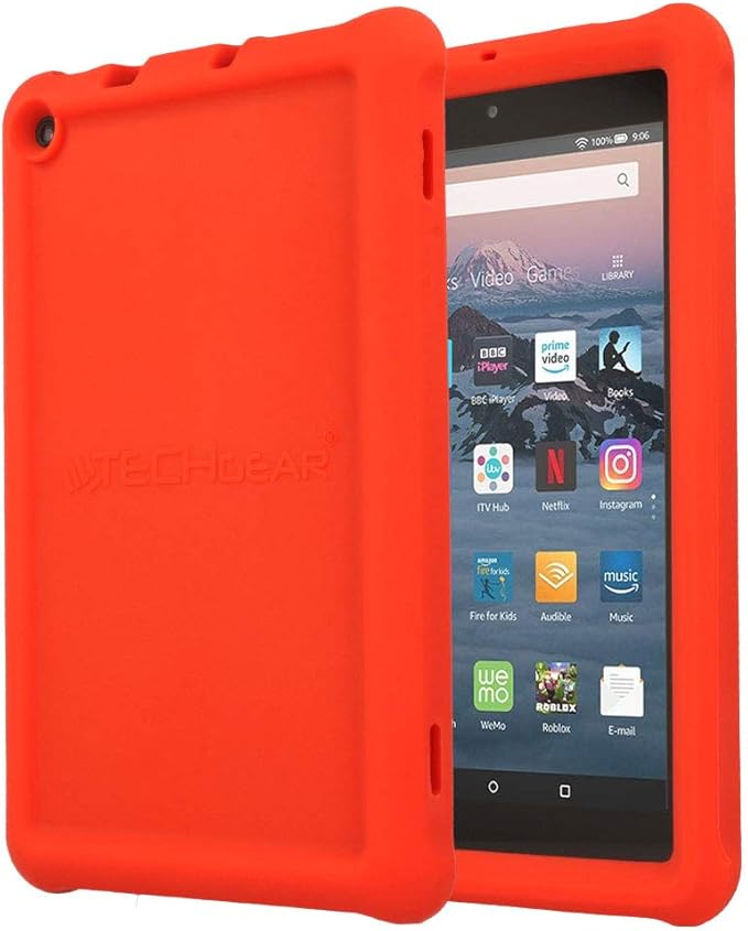 TECHGEAR Bumper Case fits Amazon Fire HD 8" Rugged Amazon.co.uk