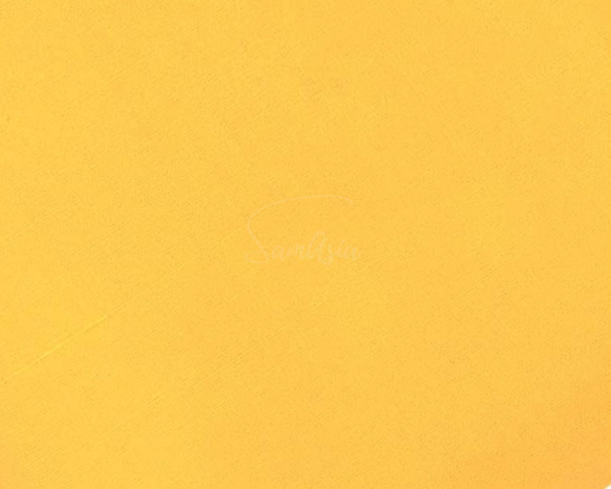 Plain Yellow Polycotton Fabric for Dressmaking, Art & Craft, Sewing, Quilting | 45'' - 115 cm Wide| Precut Length 2m — image 1