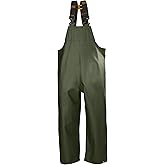 Helly Hansen Gale Rain Bib Pants - Waterproof Overalls for Men - Adjustable Fishing Coveralls - Work Rain Gear