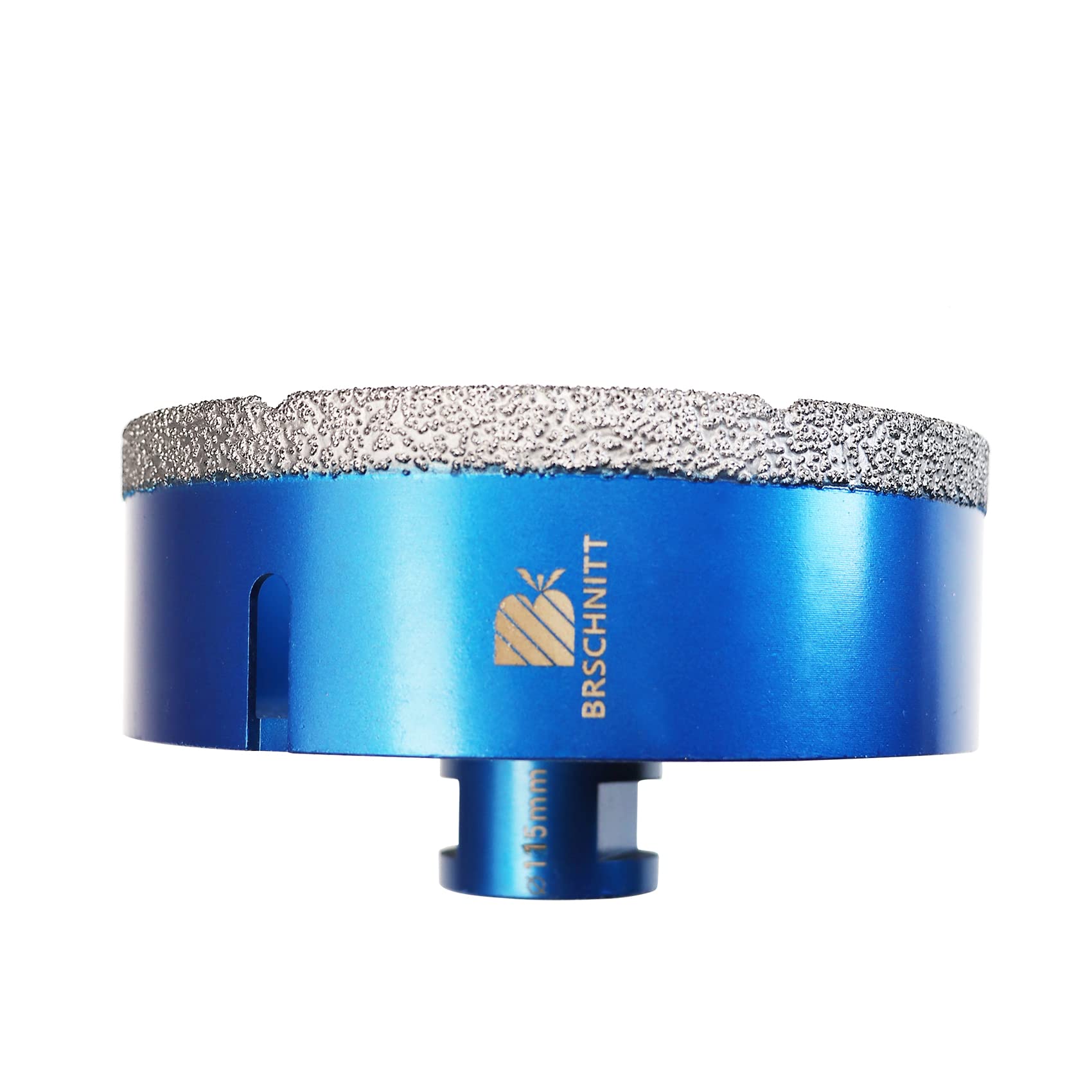 Diamond Drill Bit 115mm,BRSCHNITT 1pc M14 Vacuum Brazed Diamond Tip Drill Bit for Tile Porcelain Stoneware Ceramic Marble Granite Drilling,Suitable For Angle Grinders — image 1