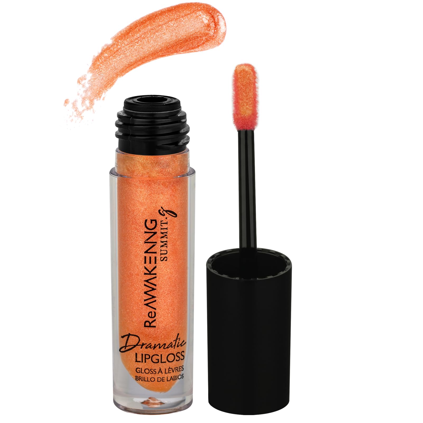 Summit.g Candy Pink Plumping Lip Gloss with Vitamin E for Moisturizing Lips| Lip Plumper with Strong pigment for long-lasting Shimmery Finish| Lifter Gloss with Hyaluronic Acid for Women