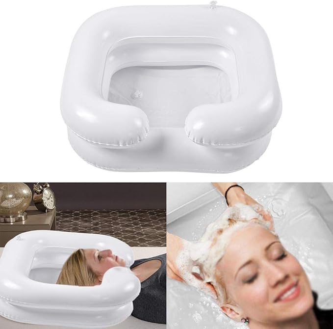 PVC Inflatable Hair Washing Basin, Inflatable Foldable Shampoo Basin