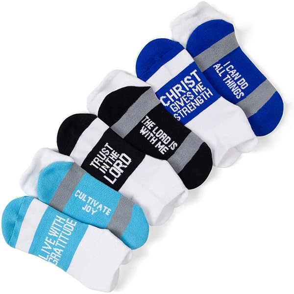 Skicuff 8 Pairs Marathon Running Socks - Inspirational Athletic Crew Socks For Men & Women, One Size - View #10