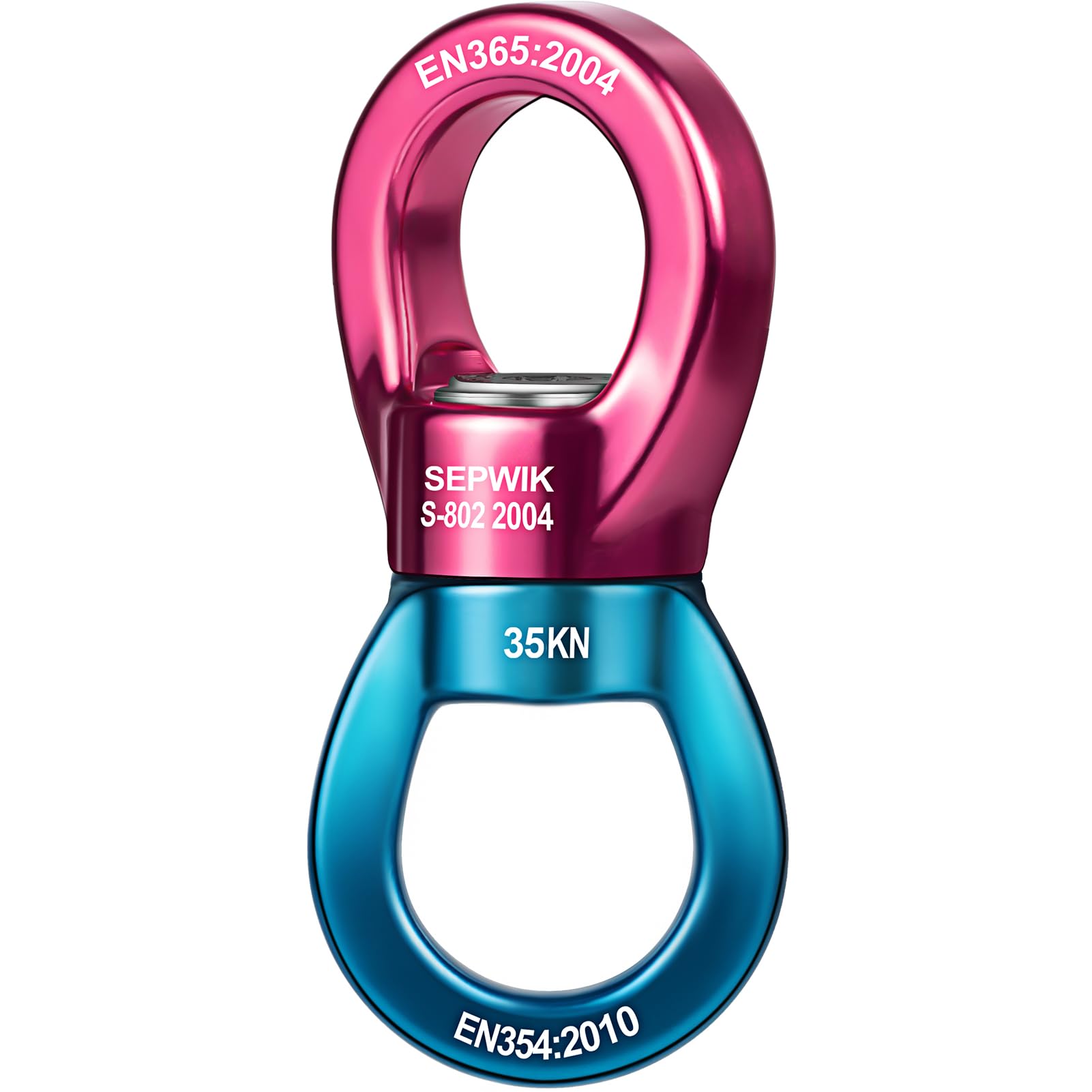 SEPWIK Swing Swivel, 35KN Swing Spinner, 360° Safety Rotational Device Hanging Accessory for Hanging Hammock, Web Tree Swing, Aerial Dance, Children's Swing