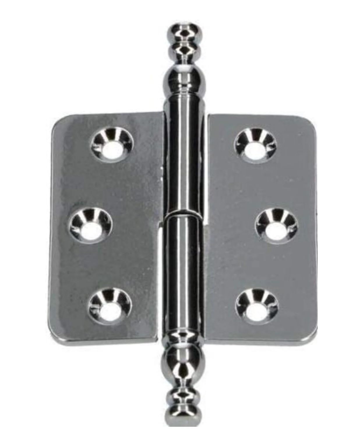 KOTARBAU 5907465905336 Decorative Hinges, Chrome, 45 mm x 45 mm