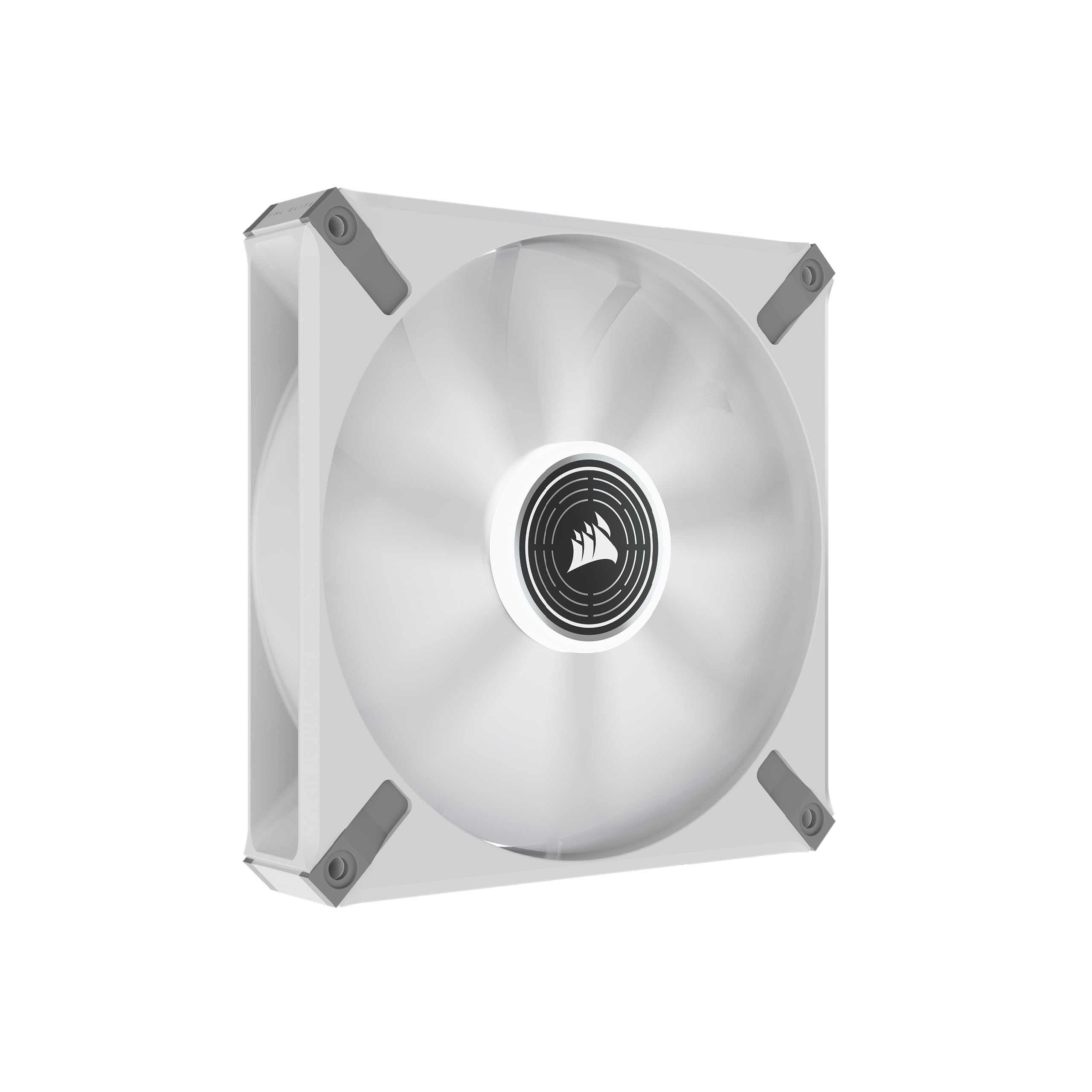 Corsair ML140 LED ELITE, 140mm PWM LED White Fan (Corsair AirGuide Technology, Magnetic Levitation Bearing, Up to 1,600 RPM, Eight Vibrant LEDs, Low Noise, High Airflow) Single Pack - White,CO-9050130-WW