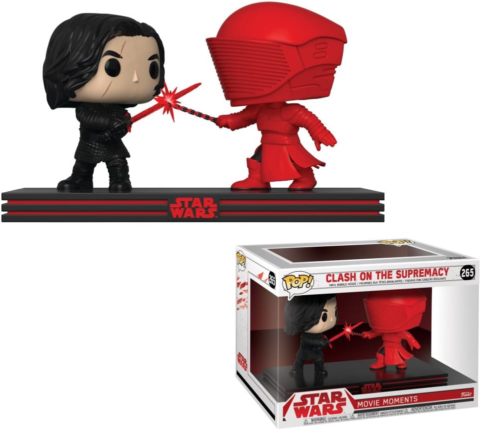 Funko - Figurine Star Wars - Bi-Pack Movie Moments Clash on the Supremacy Bi-Pack Kylo & Praetorian Guard Pop 10cm - 0889698325592 - Image 3