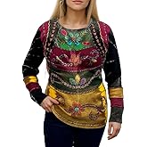 Agan Traders 2026 Tank Tops for Women - Cotton Patched Tie Dye Ladies Summer Tops - Boho Long Sleeve Women's Blouses