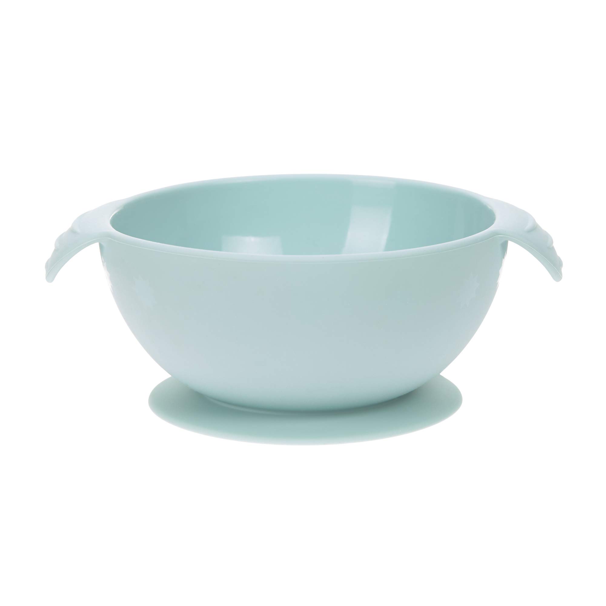 LÄSSIG Baby Children's Silicone Bowl with Suction Cup Non-Slip Microwave Safe/Mint