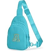 Bomvabe Personalized Initial Crossbody Bag for Tween Girls with Extender Strap 32"-52", Birthday Gift for 6 to 14 Year Old Girls, Sling Bag for Kids and Tweens, Turquoise with Initials A