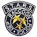 VELCRO Resident Evil S.T.A.R.S. Raccoon Police Blk Logo PATCH