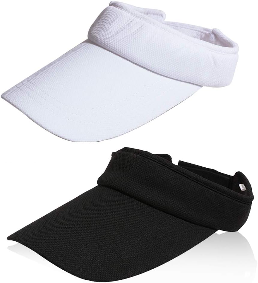 WETOO Gorra para mujer con visera suave, borde largo, grueso, banda