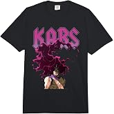 Kars Large Smoke Hair with Retro Text Colorful Anime Comfort Colors Adult Heavyweight T-Shirt