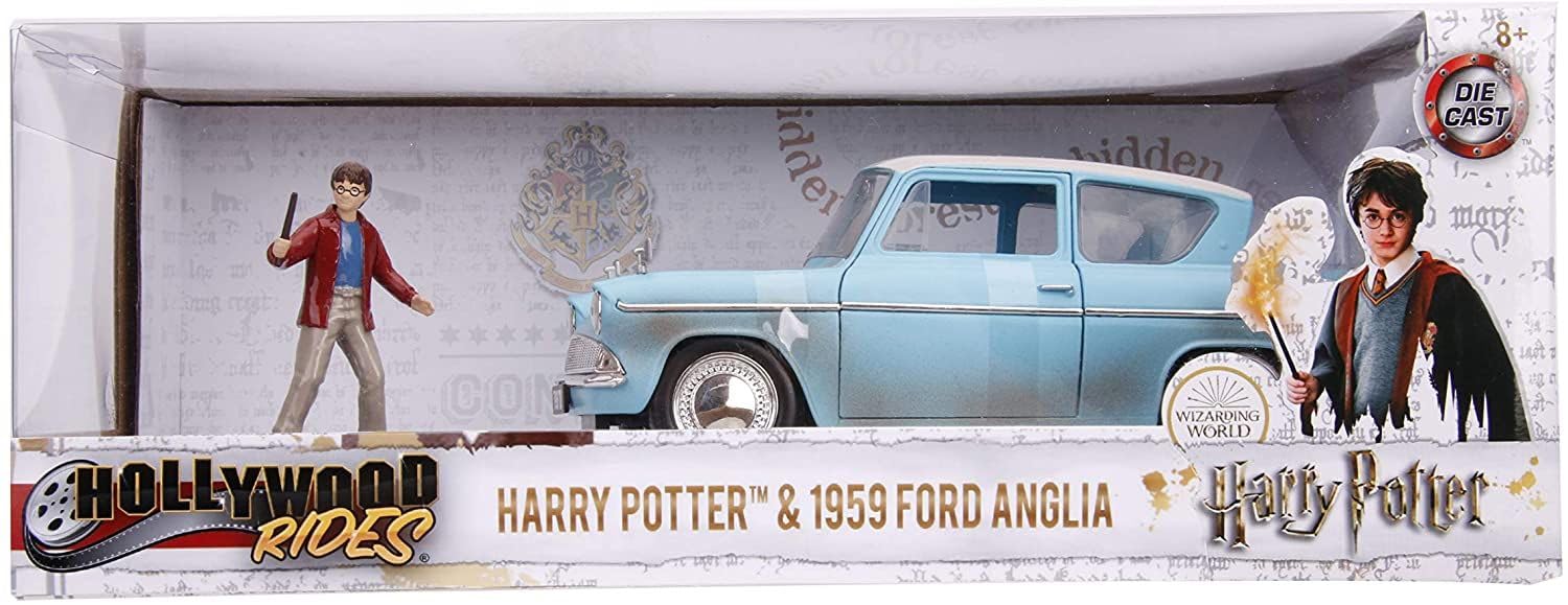 Jada HARRY POTTER 1959 FORD ANGLIA 1:24 SCALE DIE-CAST REPLICA CAR