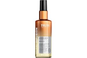 TRUSS Nutri Infusion Hair Oil for Damaged Hair - Hydrating, Anti-Frizz Finishing Oil - Provides Deep Nourishment, Heat Protection and Shine (2 fl oz)