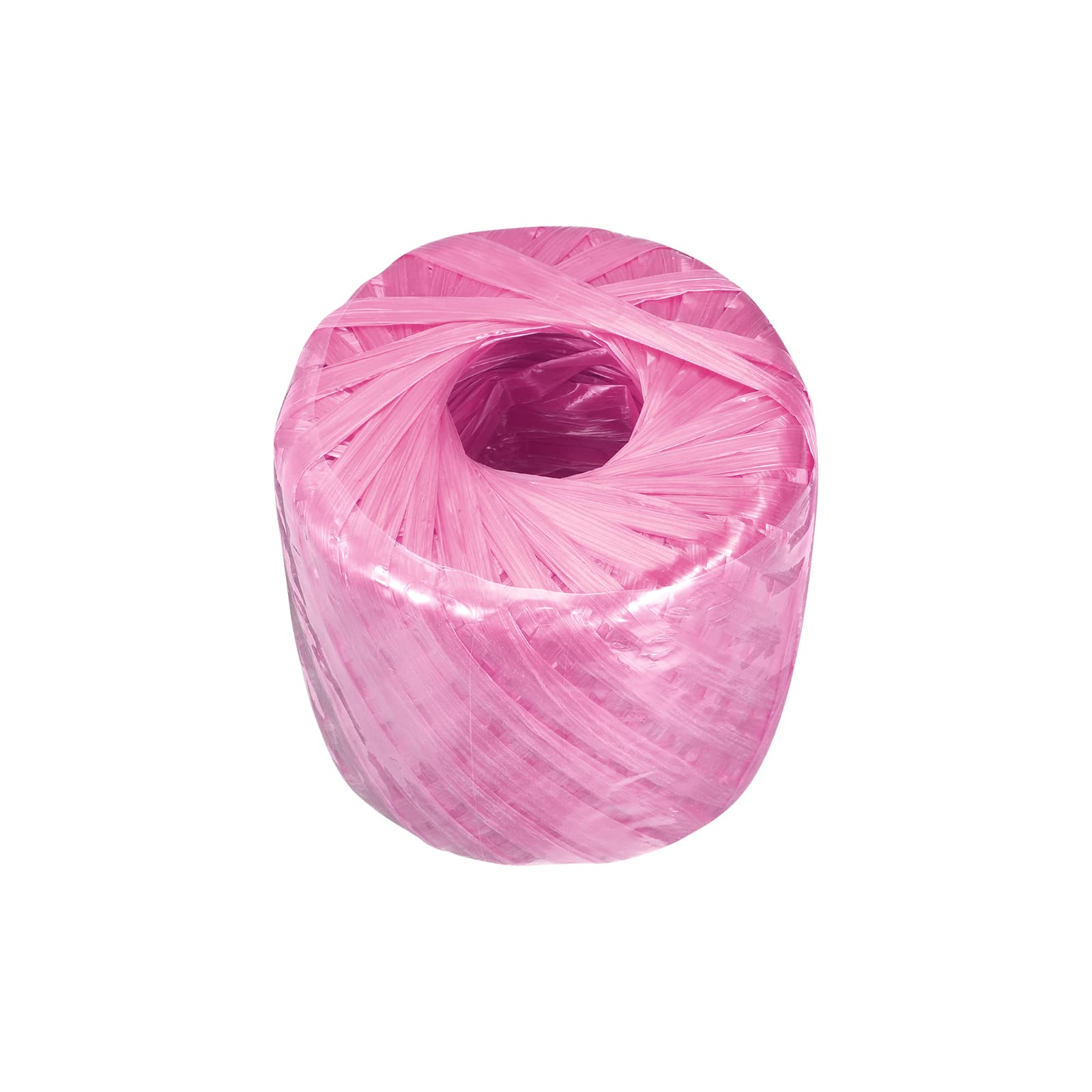 Rebower Polyester Nylon Rope [for Book Bundled Packing DIY]-200m/656ft / 1Roll Pink