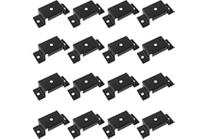 XZWMY 16Pcs Heavy Duty Steel Trailer Pocket Brackets for 2'' x 4'' Lumber, Flatbed & Box Trailers