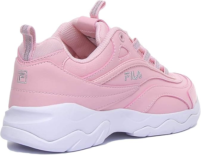 pink fila ray trainers