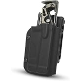 Kydex Multitool Sheath for Leatherman MUT, Dual Clips, Adjustable Retention | 1.5 mm Kydex, one-handed draw, positive click, horizontal or vertical carry, locking clip fits 2.05 in belts