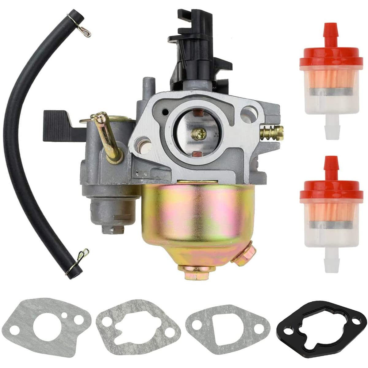ZAMDOE Carburettor Kit for Honda GX120 GX160 GX200 5.5Hp 6.5Hp Engine for Harbor Freight 212 173 R210 196cc 208cc 212cc Engine and More