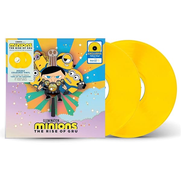 Amazon.com: Minions: The Rise Of Gru[Picture Disc 2 LP]: CDs