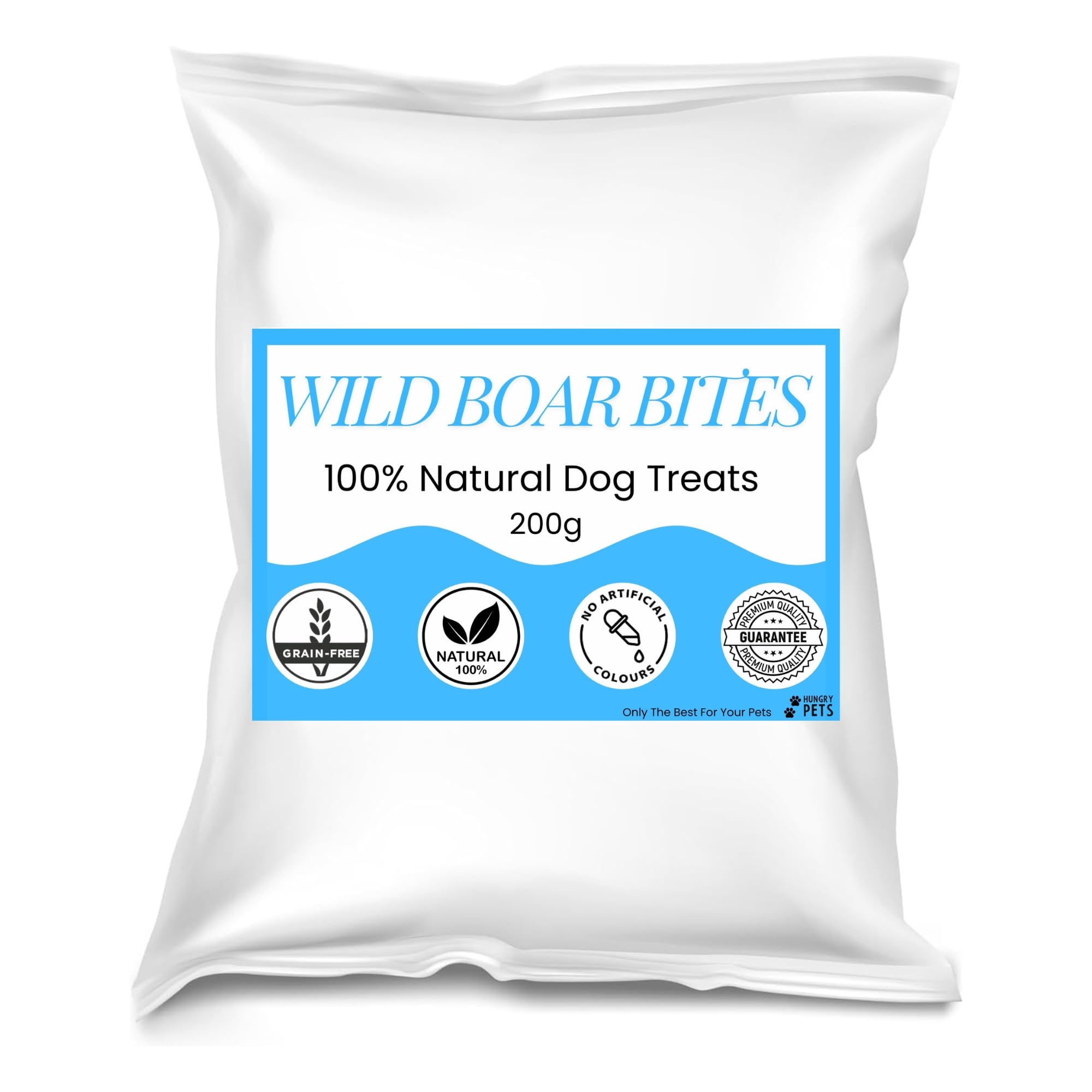 Premium Natural Dog Treat (200g, Wild Boar Bites)