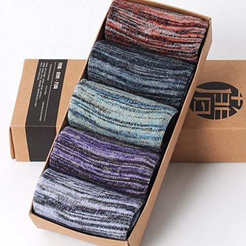 Folk-custom Color-matching Men Socks Sport Casual Fashion Spring Summer Cotton Man Short Sock(5pairs / Lot