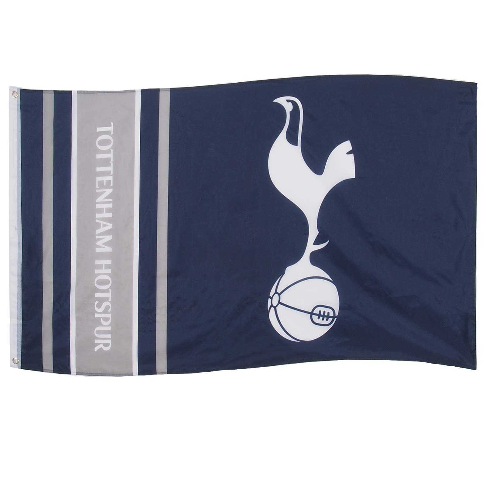 Tottenham Hotspur Football Club Official Striped Large Flag Big Crest Game Fan Banner