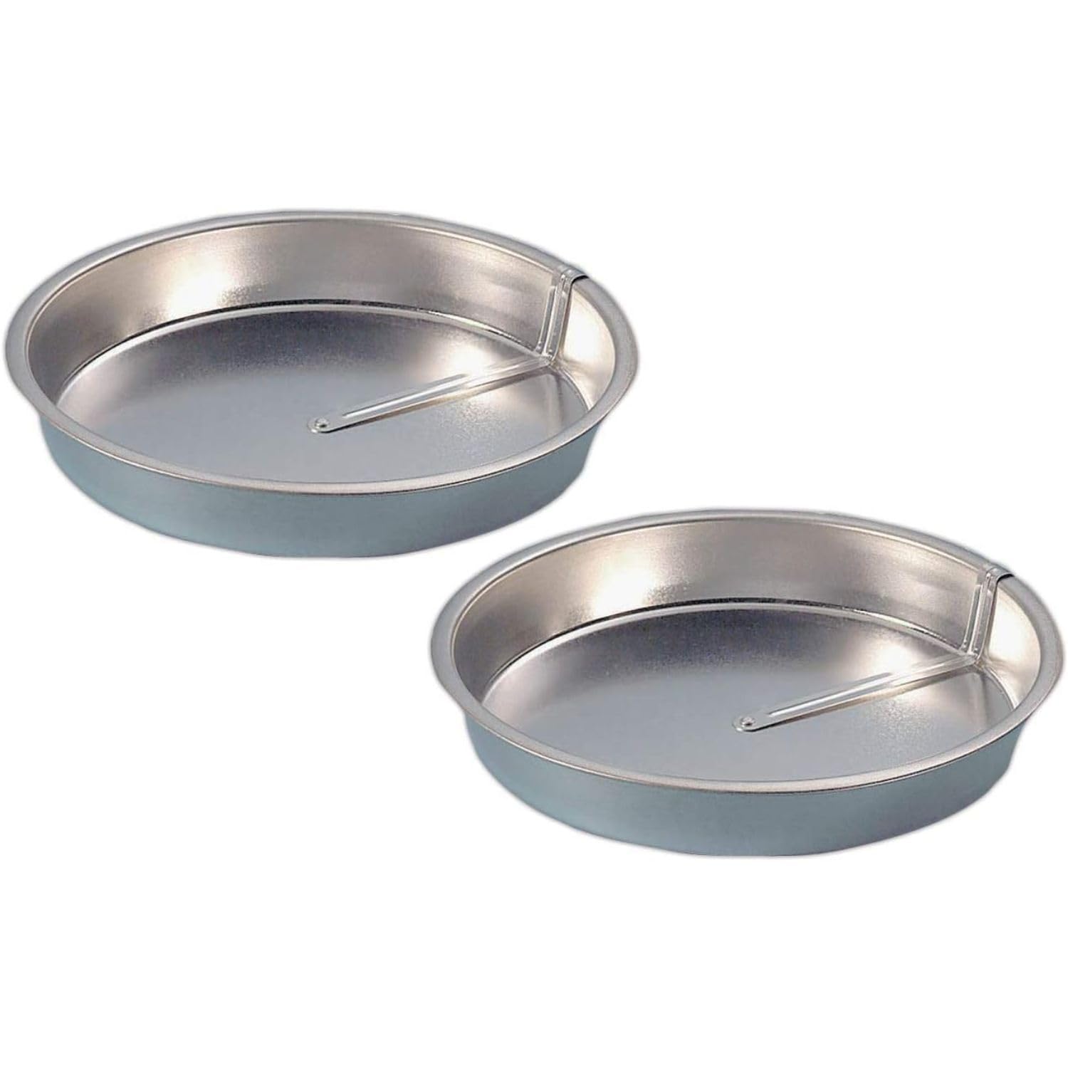 Photo 1 of Quick Release Easy-Out Cake Pan Set of 2, Effortlessly Bake and Serve Perfect Cakes and Pies, 9" Diameter x 1 1/2"H