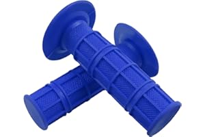Worldmotop Motorcycle Handlebar Grips Non-Slip Soft Rubber Motorcycle Grips Handlebar with 7/8" 22mm 24mm Replacement for All