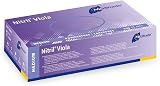 Meditrade Nitrile Viola Examination Gloves Medium Violet Powder-Free