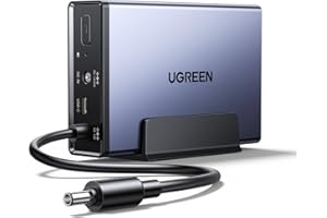 UGREEN NAS UPS, 120W DC Battery Backup and Surge Protector, 12000mAh Uninterruptible Battery Power Supply Compatible for UGRE