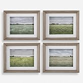 Quiet Meadows - Framed Print (Set of 4)-13.88 Inches Tall and 16.88 Inches Wide