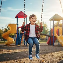 OCHENTA Toddler Flannel Shirt Boys Long Sleeve