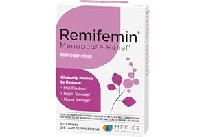 Remifemin Menopause Symptoms Relief - Clinically Proven Ingredients - Menopause Supplements - Black Cohosh - Estrogen-Free - Made in Germany - 60 Tablets