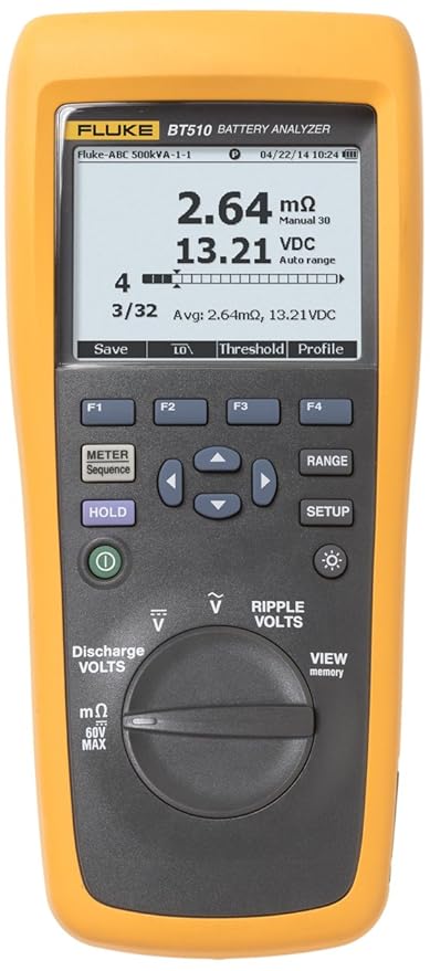 Amazon.com: FLUKE fluke-bt510 Analizador de Batería: Home ...