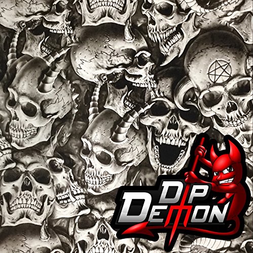 Demented Skulls By Kiwi Terry Hydrographic Water Transfer Film Hydro Dipping