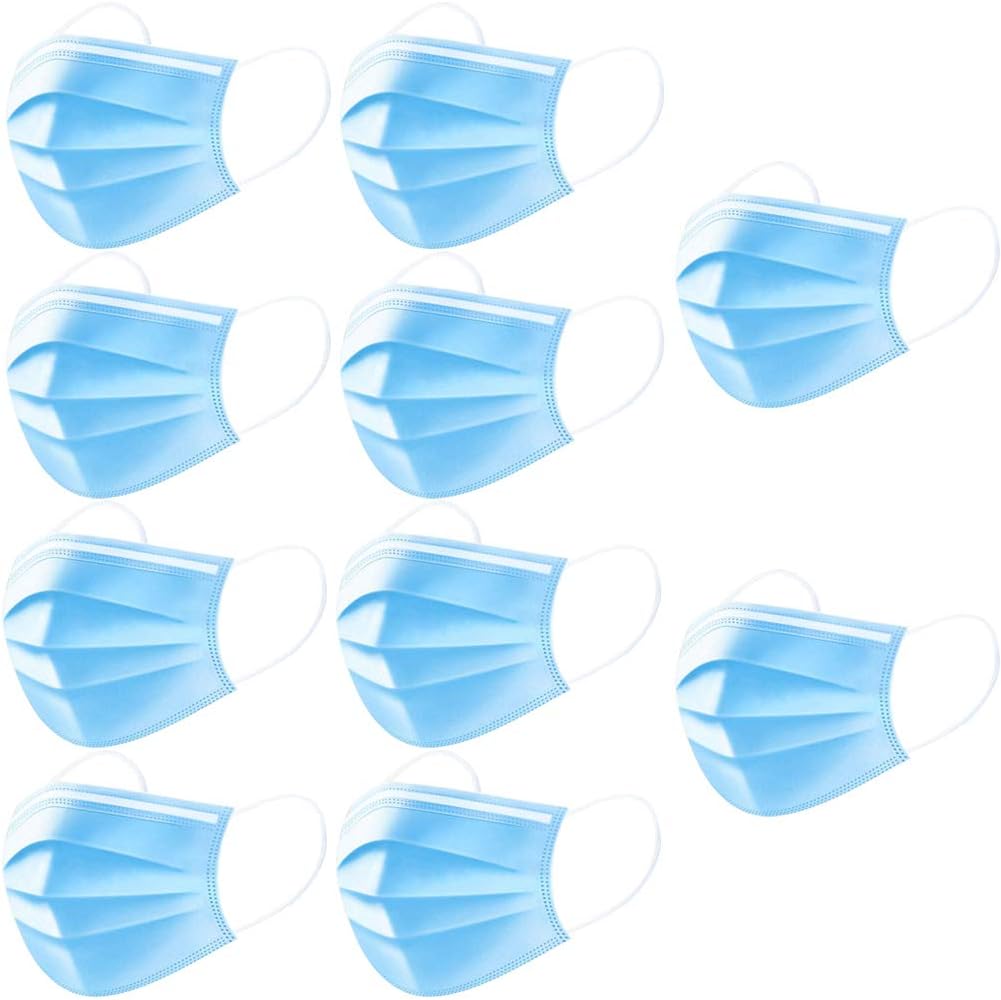 10 PCS Disposable Prevent dust dustproof Protective Einweg Mund Atmungs Covers with Earrings to Prevent dust from Entering