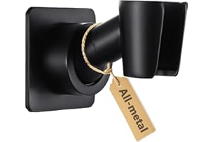 Shower Head Holder All Meta Handheld Shower Wand Bracket Adhesive Shower Wall Mount Holder Brass Shower Spray Holder Glue Ins