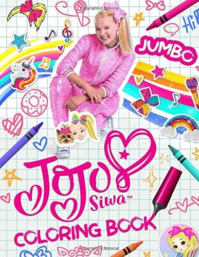 JoJo Siwa Coloring Book: JoJo Siwa Coloring Book For Girls With Cool Fashion Images