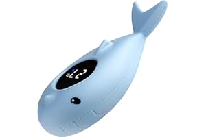 Baby Bath Thermometers Accurate Digital LED Bath Thermometer Safe Waterproof Water Thermometer Cute Whales Ice Bath Thermomet