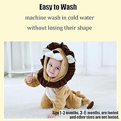 Baby Lion Costumes Unisex Toddler Outfit Halloween