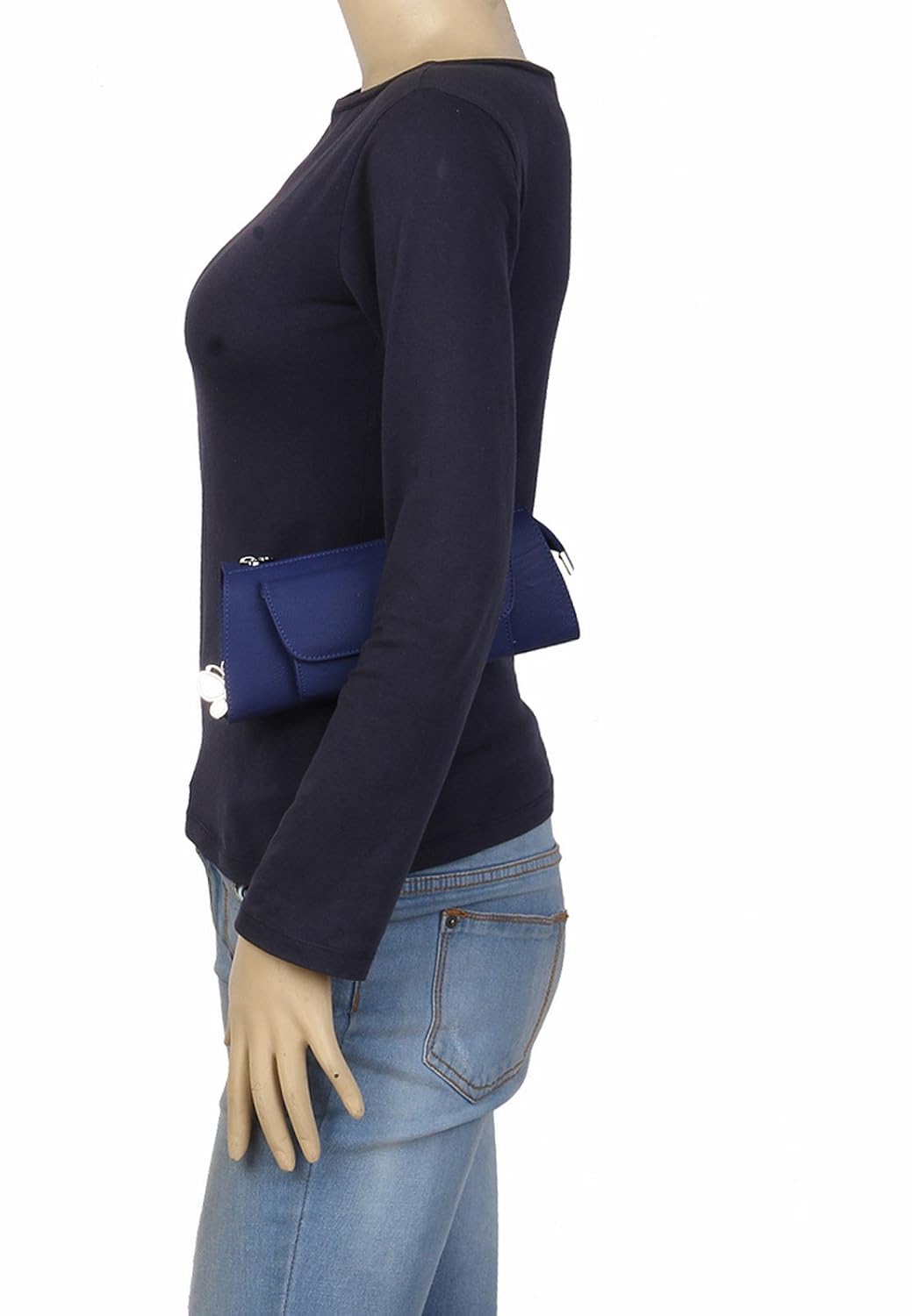 butterflies women's clutch (blue,bns 2288)