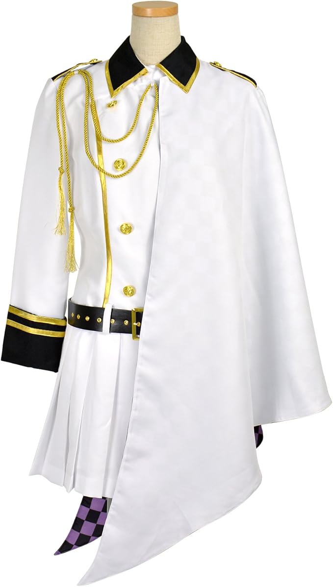 Amazon 8mm マント付き ミリタリー ワンピース 軍服 ハロウィン レディースサイズ 3l ホワイト コスプレ 仮装 通販