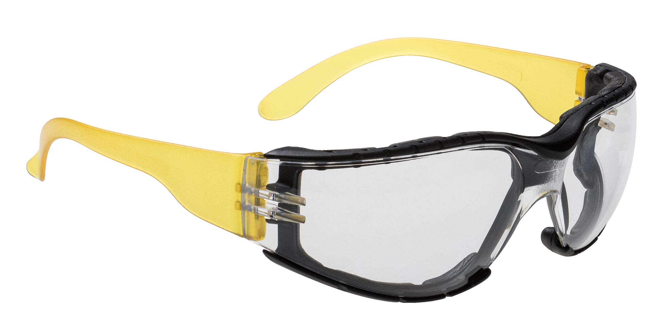 Portwest Wrap Around Plus Spectacle, Color: Clear Yellow, Size:, PS32CLR