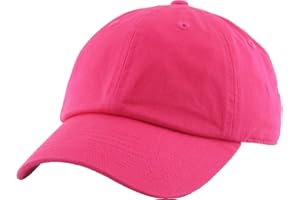 Funky Junque Kids Toddler Girl Boy Low Profile Washed Cotton Baseball Cap Hat