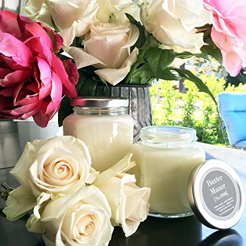 2 BAXTER+MANOR+Candle+English+Bouquet