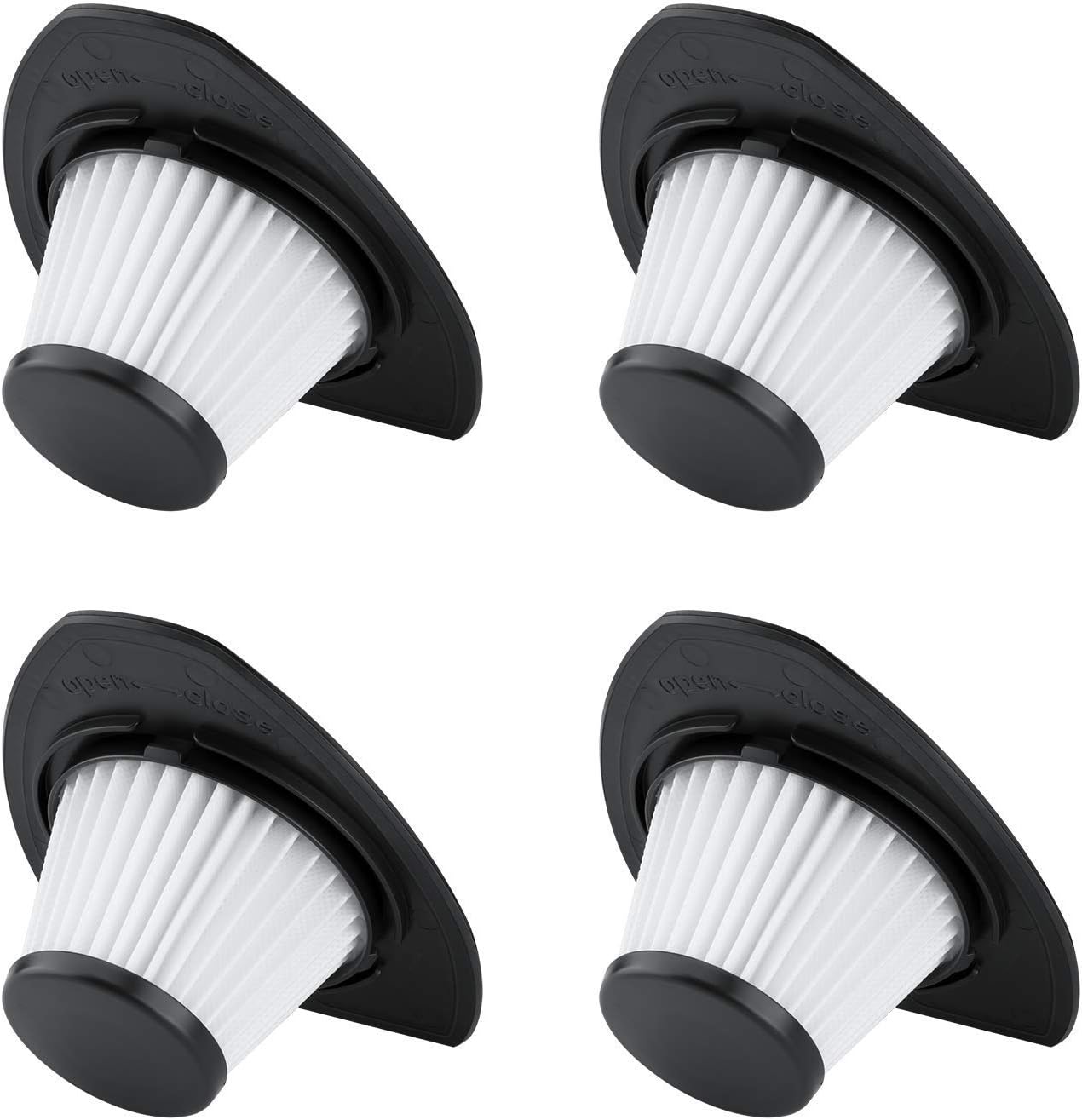 NOVETE Handheld Vacuum Cordless HEPA Filter 4 Pack for VTDH001 Amazon