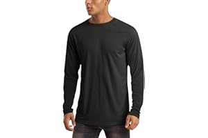 MAGCOMSEN Men's Long Sleeve Shirts UPF 50+ UV Sun Protection Athletic Shirts for Hiking Running Workout Rash Guard